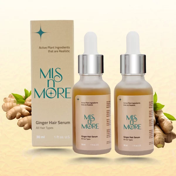 Plant based Ginger hair serum combo pack 2